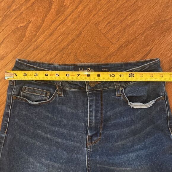 Indigo Rein size 13/30 jeans- curvy fit - distressed front - Picture 4 of 10